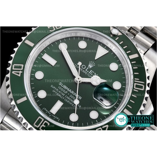 Rolex - Submariner 116610LV Jub SS/SS Green EWF Asia 3135