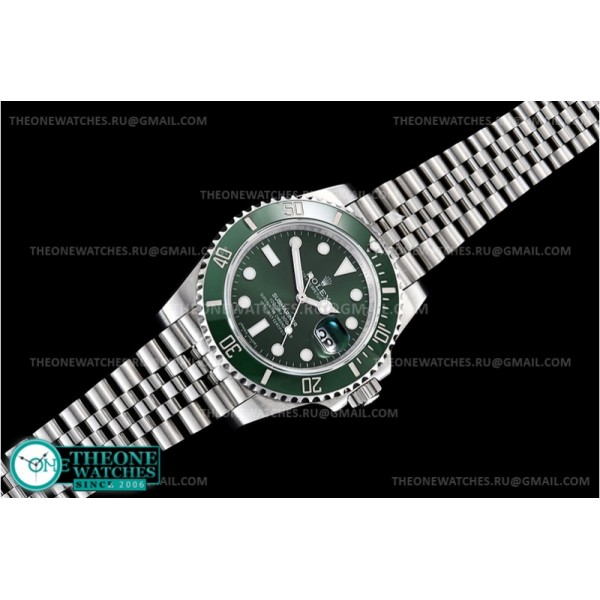 Rolex - Submariner 116610LV Jub SS/SS Green EWF Asia 3135