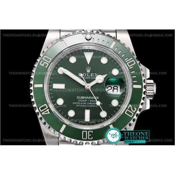 Rolex - Submariner 116610LV Jub SS/SS Green EWF Asia 3135