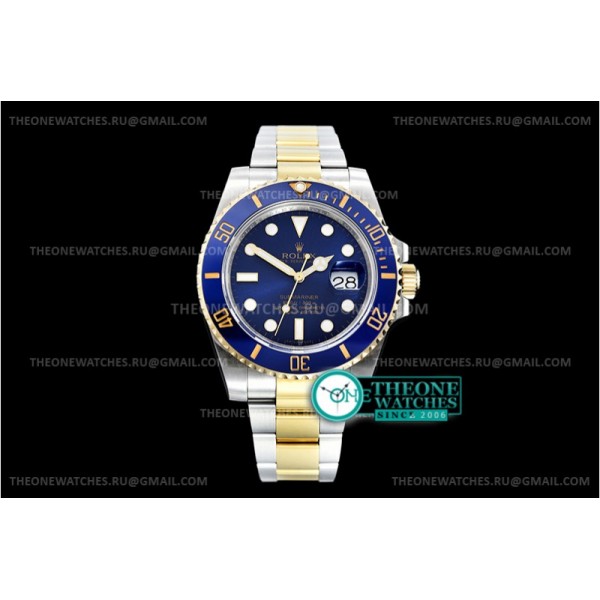 Rolex - Submariner 116613LN 904L YG/SS Blue ARF 1:1 A2824