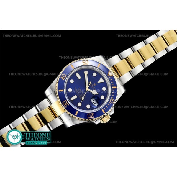 Rolex - Submariner 116613LN 904L YG/SS Blue ARF 1:1 A2824