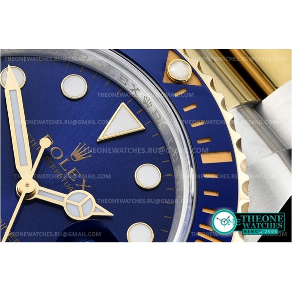 Rolex - Submariner 116613LN 904L YG/SS Blue ARF 1:1 A2824