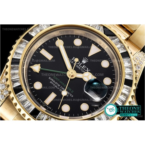 Rolex - GMT Master II 116758 SARU Blk YG/YG BP Asia 2813 CHS