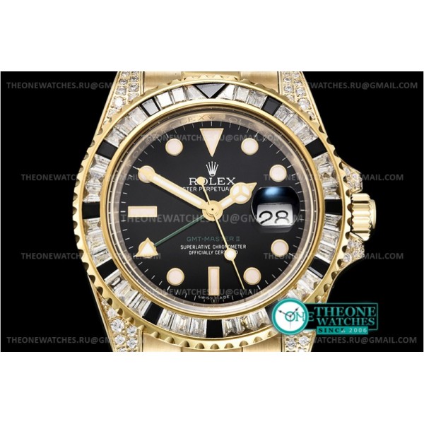 Rolex - GMT Master II 116758 SARU Blk YG/YG BP Asia 2813 CHS