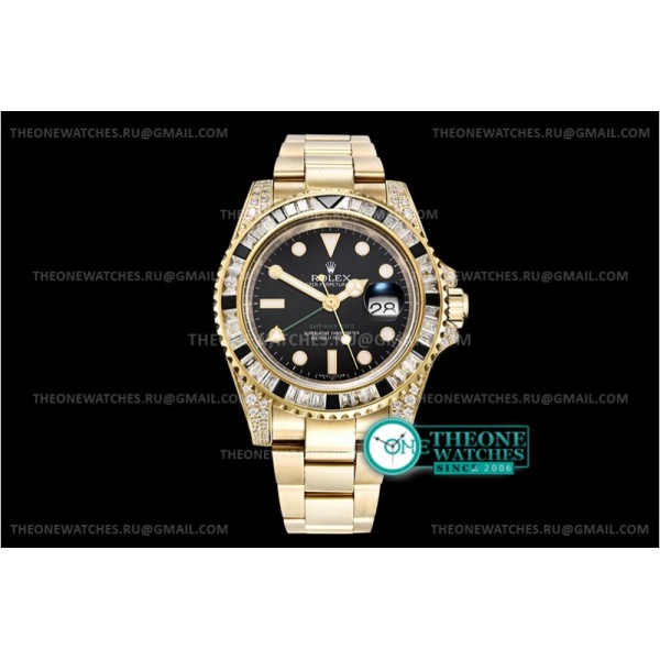 Rolex - GMT Master II 116758 SARU Blk YG/YG BP Asia 2813 CHS