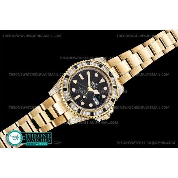 Rolex - GMT Master II 116758 SARU Blk YG/YG BP Asia 2813 CHS