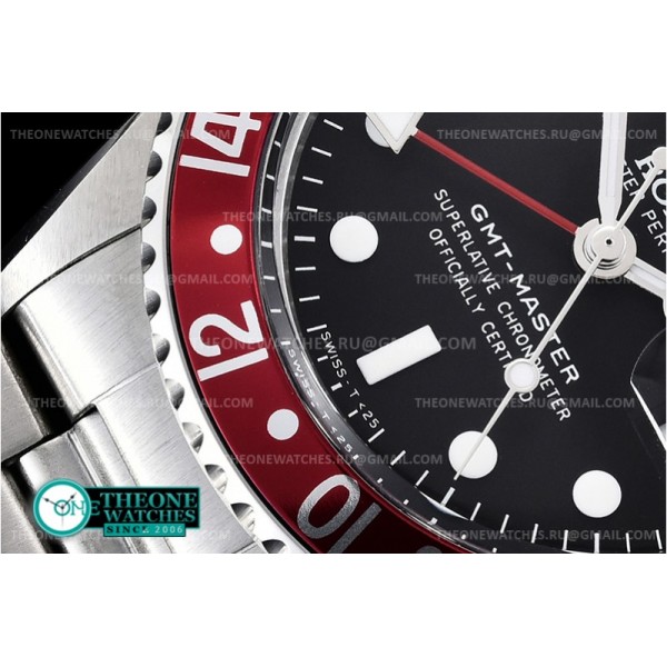 Rolex - GMT II 1675 Red/Blue SS/SS Blk BP Asia 2813 CHS