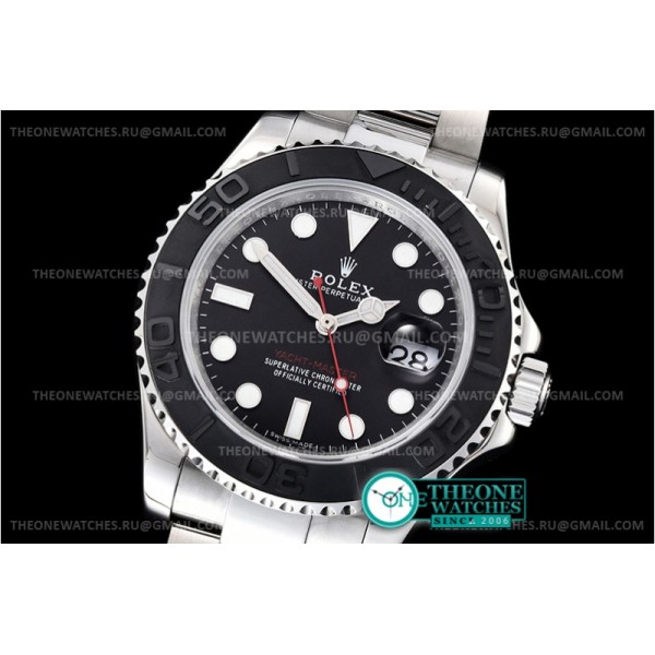 Rolex - YachtMaster 116655 40mm SS/SS Black KSF Asia 2836