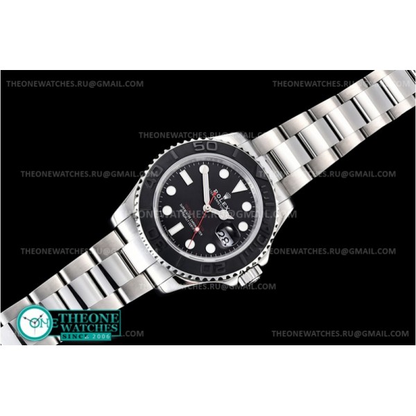 Rolex - YachtMaster 116655 40mm SS/SS Black KSF Asia 2836