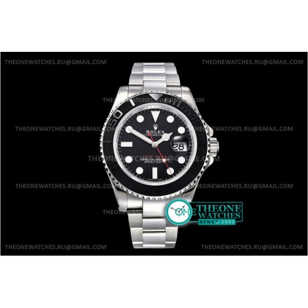 Rolex - YachtMaster 116655 40mm SS/SS Black KSF Asia 2836