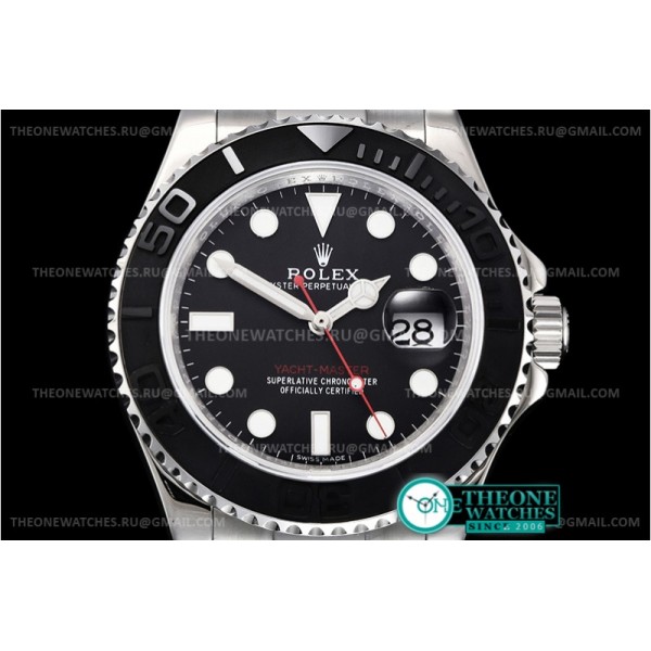 Rolex - YachtMaster 116655 40mm SS/SS Black KSF Asia 2836