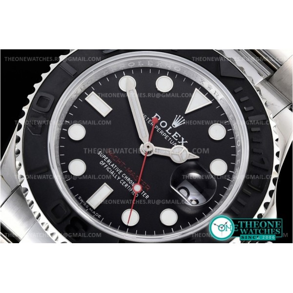 Rolex - YachtMaster 116655 40mm SS/SS Black KSF Asia 2836