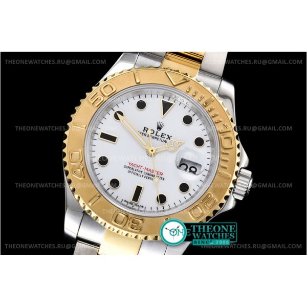 Rolex - YachtMaster 116623 40mm YG/SS White KSF Asia 2836