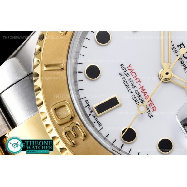 Rolex - YachtMaster 116623 40mm YG/SS White KSF Asia 2836