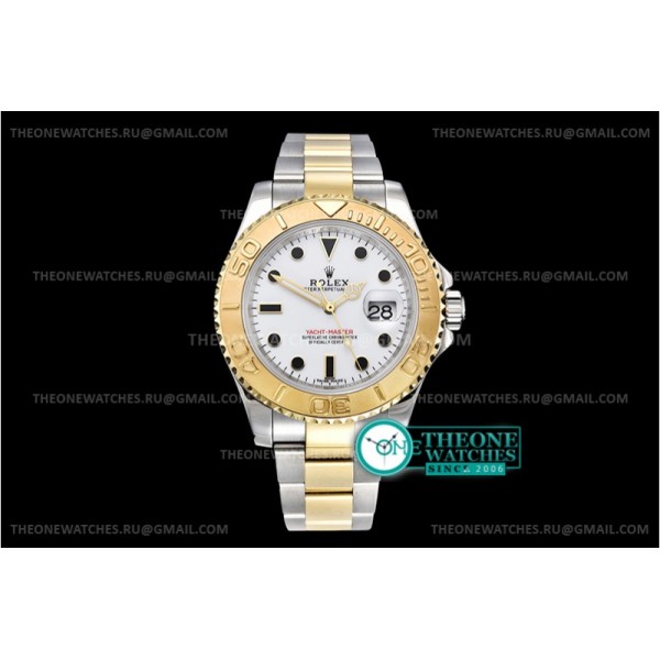 Rolex - YachtMaster 116623 40mm YG/SS White KSF Asia 2836