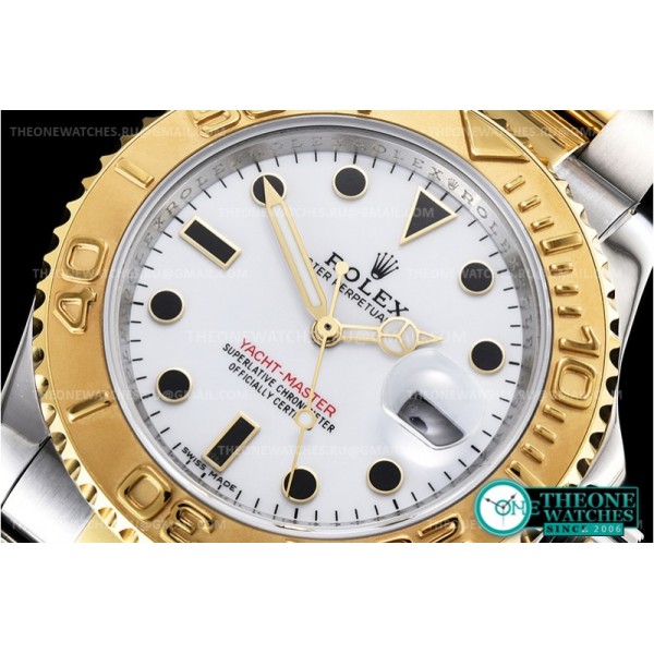 Rolex - YachtMaster 116623 40mm YG/SS White KSF Asia 2836