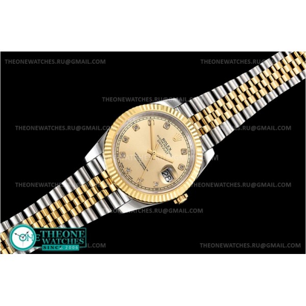 Rolex - DJ2 41mm Jub Flt 904L YG/SS Gold/Dm DJF Asia 2836