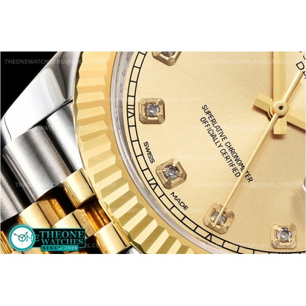 Rolex - DJ2 41mm Jub Flt 904L YG/SS Gold/Dm DJF Asia 2836