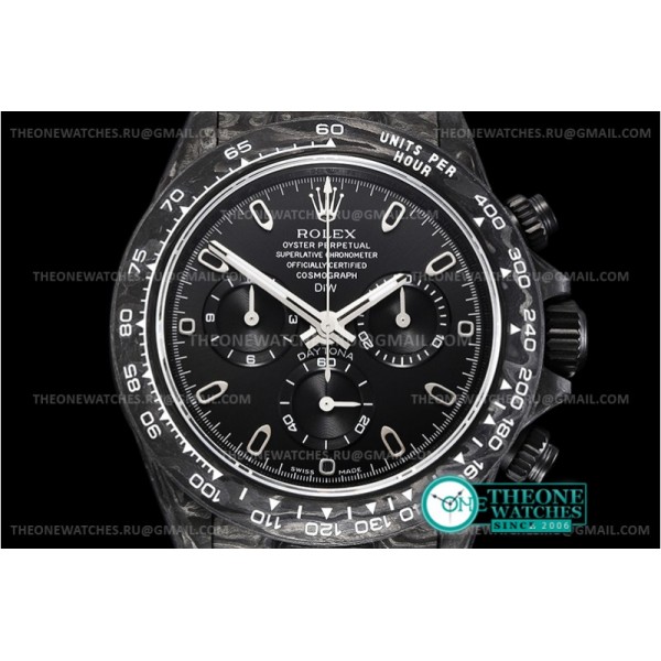 Rolex - Daytona DIW Black Carbon FC/NY Black WWF A7750