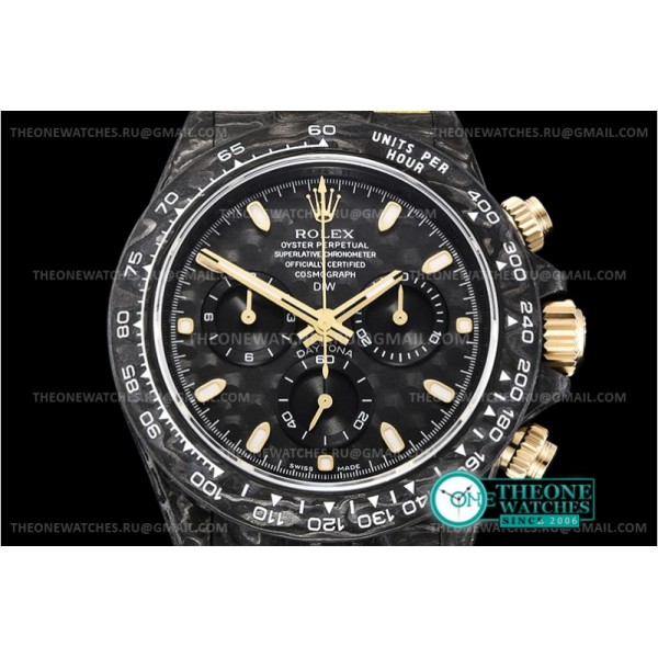 Rolex - Daytona DIW Carbon Black Gold FC/NY Blk WWF A7750