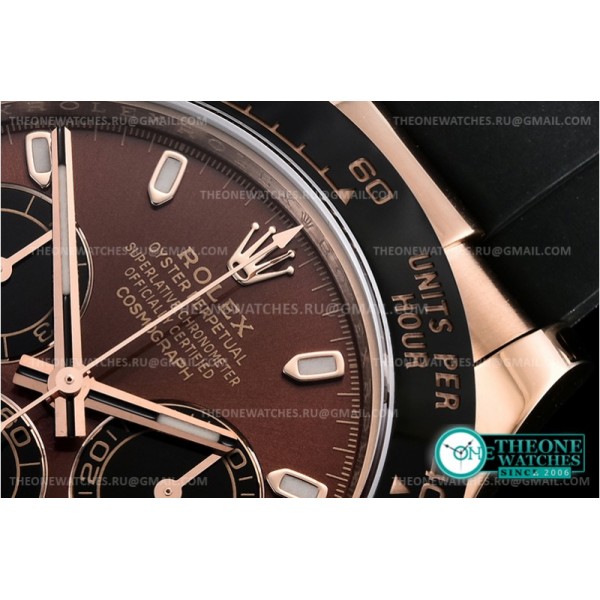 Rolex - Daytona 116515LN 904L CER/RG/RU Bwn Noob A4130 Mod