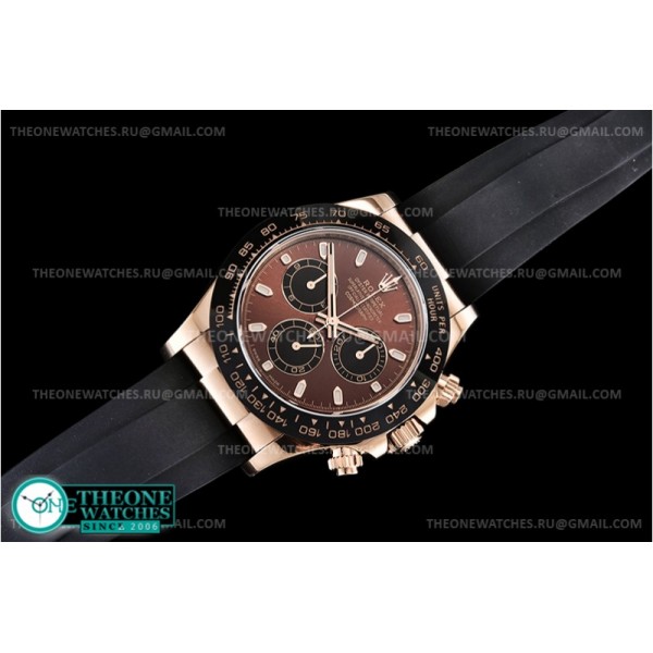 Rolex - Daytona 116515LN 904L CER/RG/RU Bwn Noob A4130 Mod