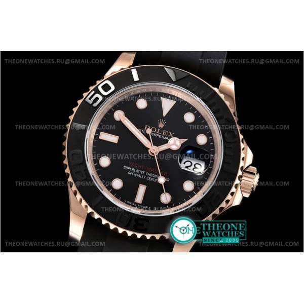 Rolex - YachtMaster 116655 40mm RG/RU Black VRF Asia 2836