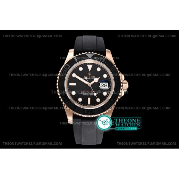 Rolex - YachtMaster 116655 40mm RG/RU Black VRF Asia 2836