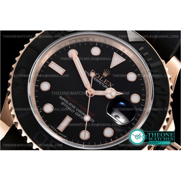 Rolex - YachtMaster 116655 40mm RG/RU Black VRF Asia 2836