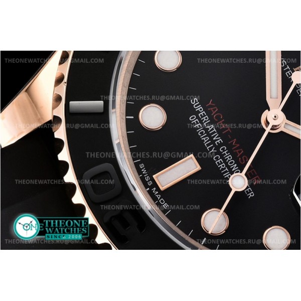 Rolex - YachtMaster 116655 40mm RG/RU Black VRF Asia 2836