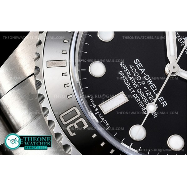 Rolex - SeaDweller 116600 SS/SS Black Noob V2 Asia 2836