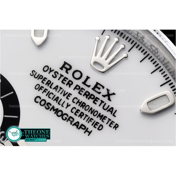 Rolex - Daytona 116500 CER/SS White 904L Noob V3 A4130 Mod