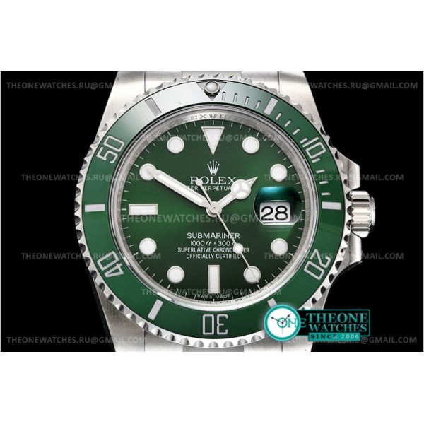 Rolex - Submariner 116610LV 904L SS/SS Green GMF Asia 2824