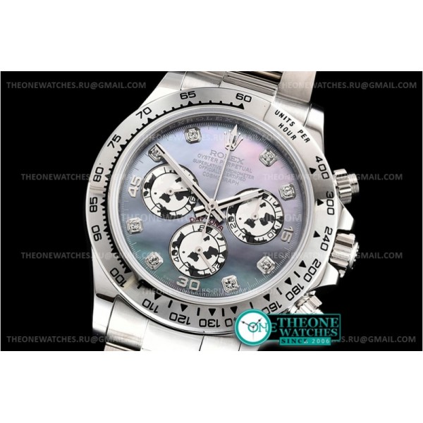 Rolex - Daytona 116519 SS/SS Blue MOP Dm OMF A7750 4130 Md