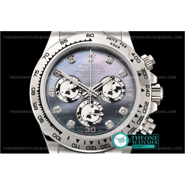 Rolex - Daytona 116519 SS/SS Blue MOP Dm OMF A7750 4130 Md