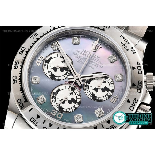 Rolex - Daytona 116519 SS/SS Blue MOP Dm OMF A7750 4130 Md