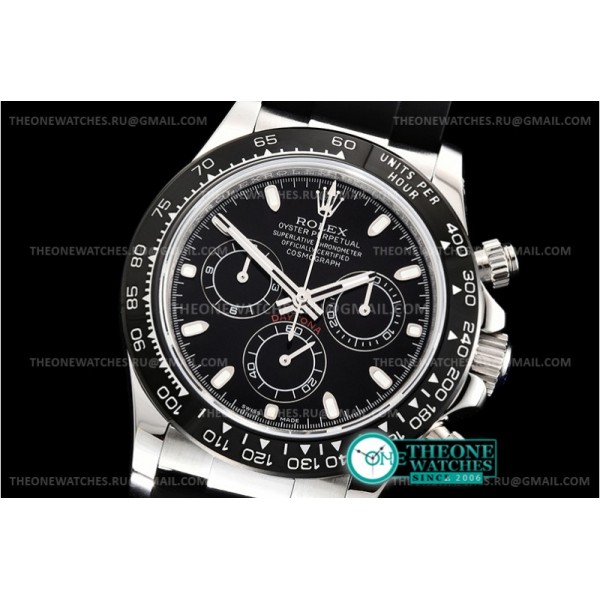 Rolex - Daytona 116509 Cer SS/RU Black/Stk OMF A4130 Mod