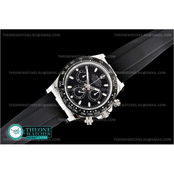 Rolex - Daytona 116509 Cer SS/RU Black/Stk OMF A4130 Mod