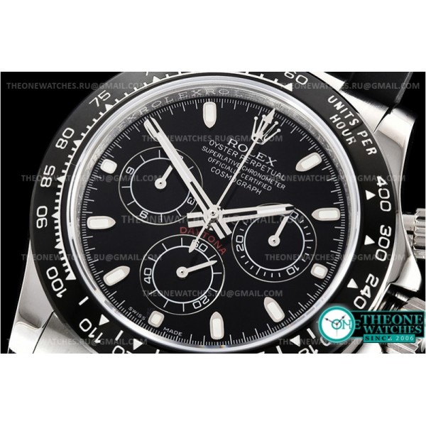 Rolex - Daytona 116509 Cer SS/RU Black/Stk OMF A4130 Mod