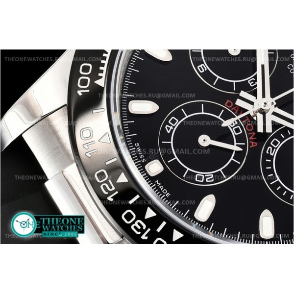 Rolex - Daytona 116509 Cer SS/RU Black/Stk OMF A4130 Mod