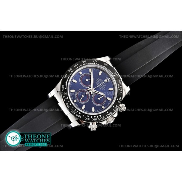 Rolex - Daytona 116509 SS/RU Blue/Stk OMF A4130 Mod