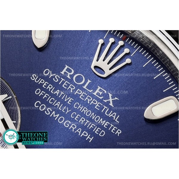 Rolex - Daytona 116509 SS/RU Blue/Stk OMF A4130 Mod