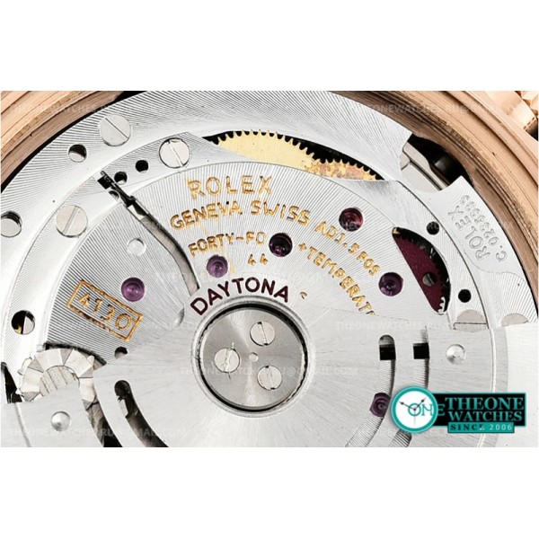 Rolex - Daytona 116505 RG/RG Brown/Stk OMF A7750 4130 Mod