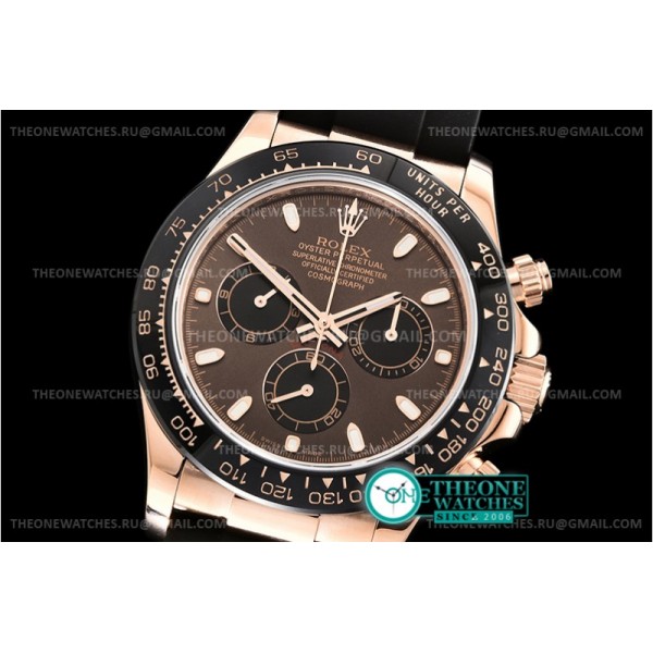 Rolex - Daytona 116505LN RG/RU Brown/Stk OMF A4130 Mod