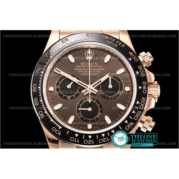 Rolex - Daytona 116505LN RG/RU Brown/Stk OMF A4130 Mod