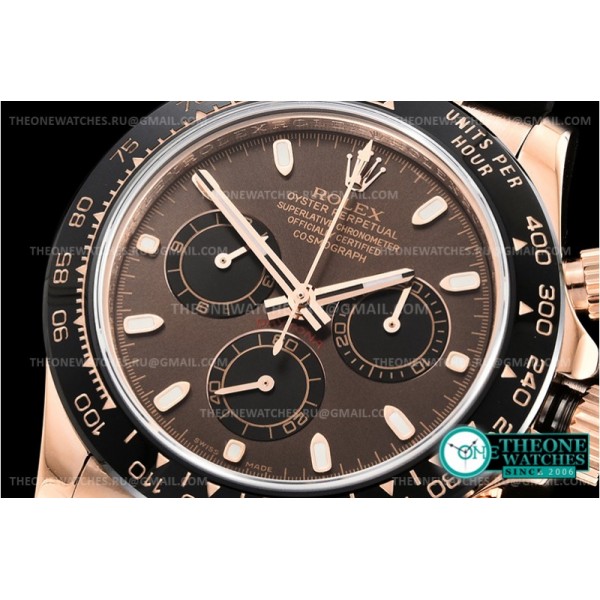 Rolex - Daytona 116505LN RG/RU Brown/Stk OMF A4130 Mod