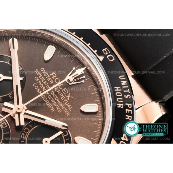 Rolex - Daytona 116505LN RG/RU Brown/Stk OMF A4130 Mod