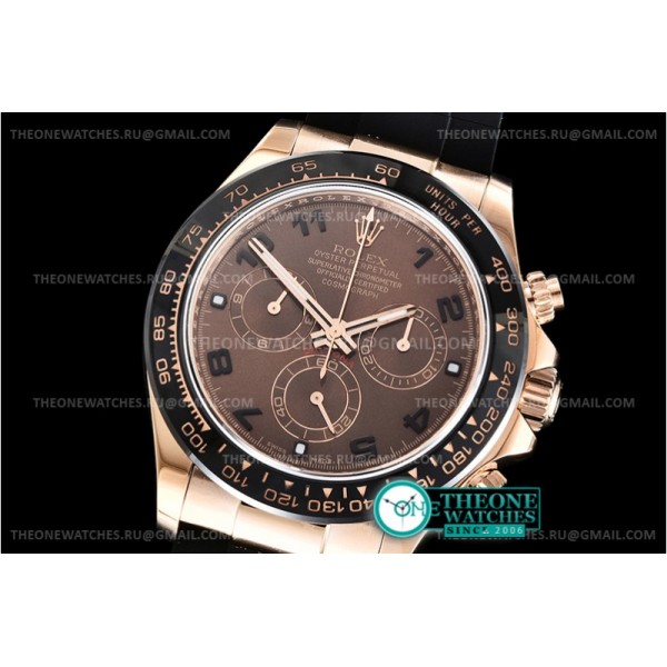 Rolex - Daytona Ref.116515 RG/RU Brw/Num Noob  A7750 Mod