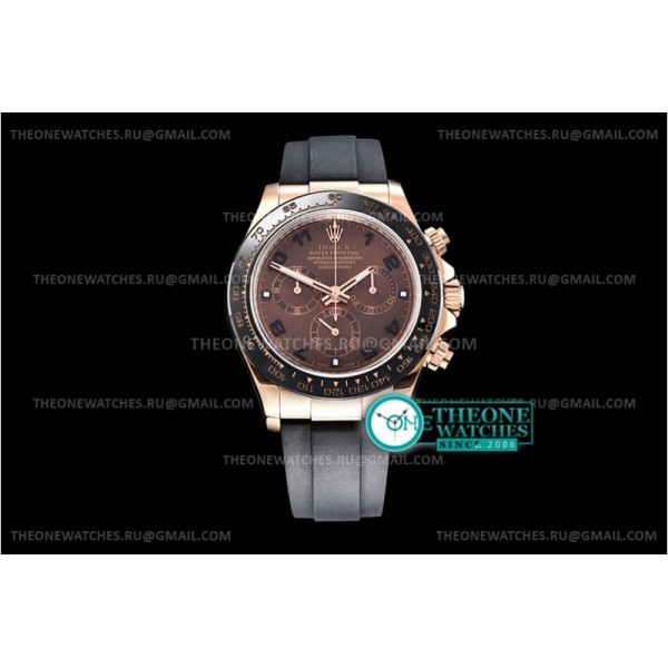 Rolex - Daytona Ref.116515 RG/RU Brw/Num Noob  A7750 Mod