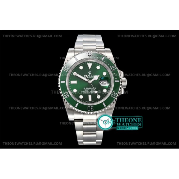 Rolex - Submariner 116610LV 316F SS/SS Green DCF Asia 2836